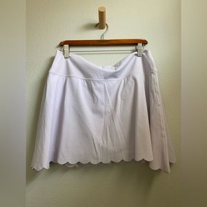 Lavender Scalloped Tennis Skirt